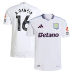 AVFC aston villa adidas away authentic shirt 2024-25 with a.garcía 16 printing Collection | Official Aston Villa Kits and Apparel