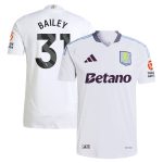 AVFC aston villa adidas away authentic shirt 2024-25 with bailey 31 printing Collection | Official Aston Villa Kits and Apparel