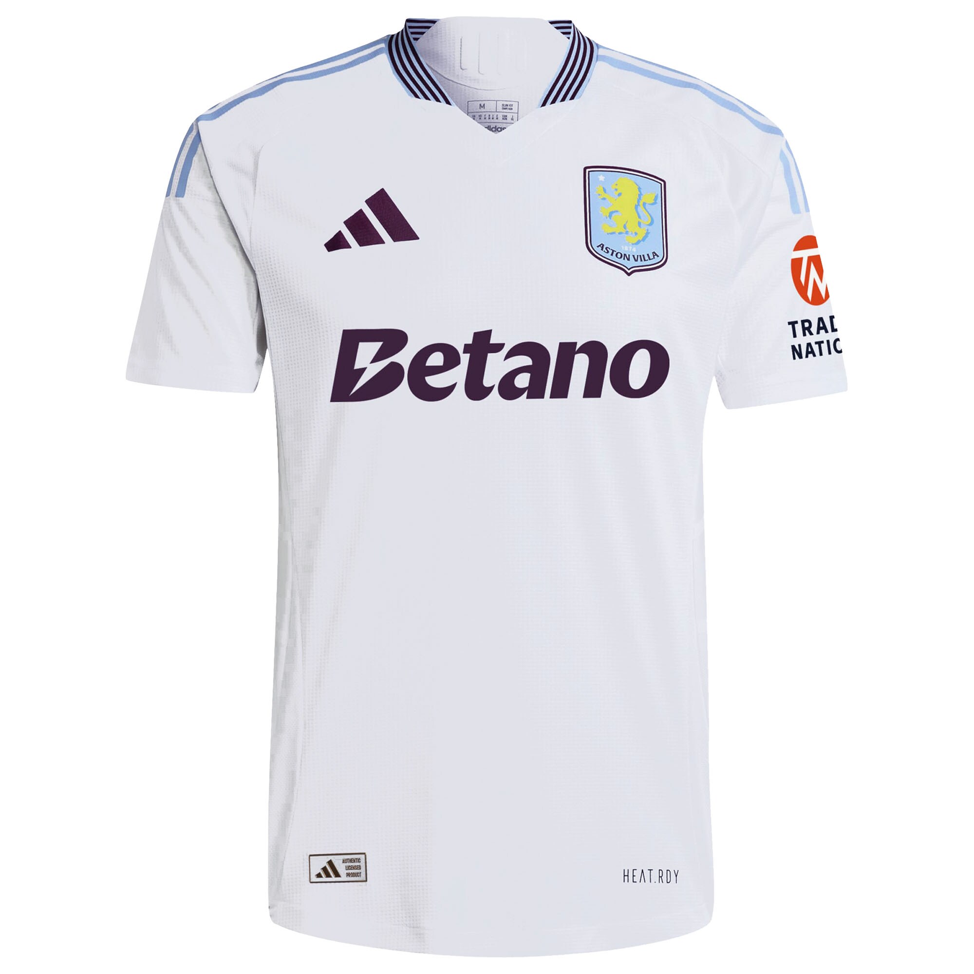 AVFC aston villa adidas away authentic shirt 2024-25 with bogarde 26 printing Collection | Official Aston Villa Kits and Apparel