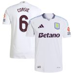 AVFC aston villa adidas away authentic shirt 2024-25 with corsie 6 cup printing Collection | Official Aston Villa Kits and Apparel