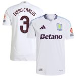 AVFC aston villa adidas away authentic shirt 2024-25 with diego carlos 3 cup printing Collection | Official Aston Villa Kits and Apparel