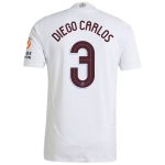 AVFC aston villa adidas away authentic shirt 2024-25 with diego carlos 3 cup printing Collection | Official Aston Villa Kits and Apparel