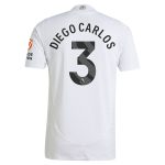 AVFC aston villa adidas away authentic shirt 2024-25 with diego carlos 3 printing Collection | Official Aston Villa Kits and Apparel