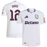 AVFC aston villa adidas away authentic shirt 2024-25 with digne 12 cup printing Collection | Official Aston Villa Kits and Apparel