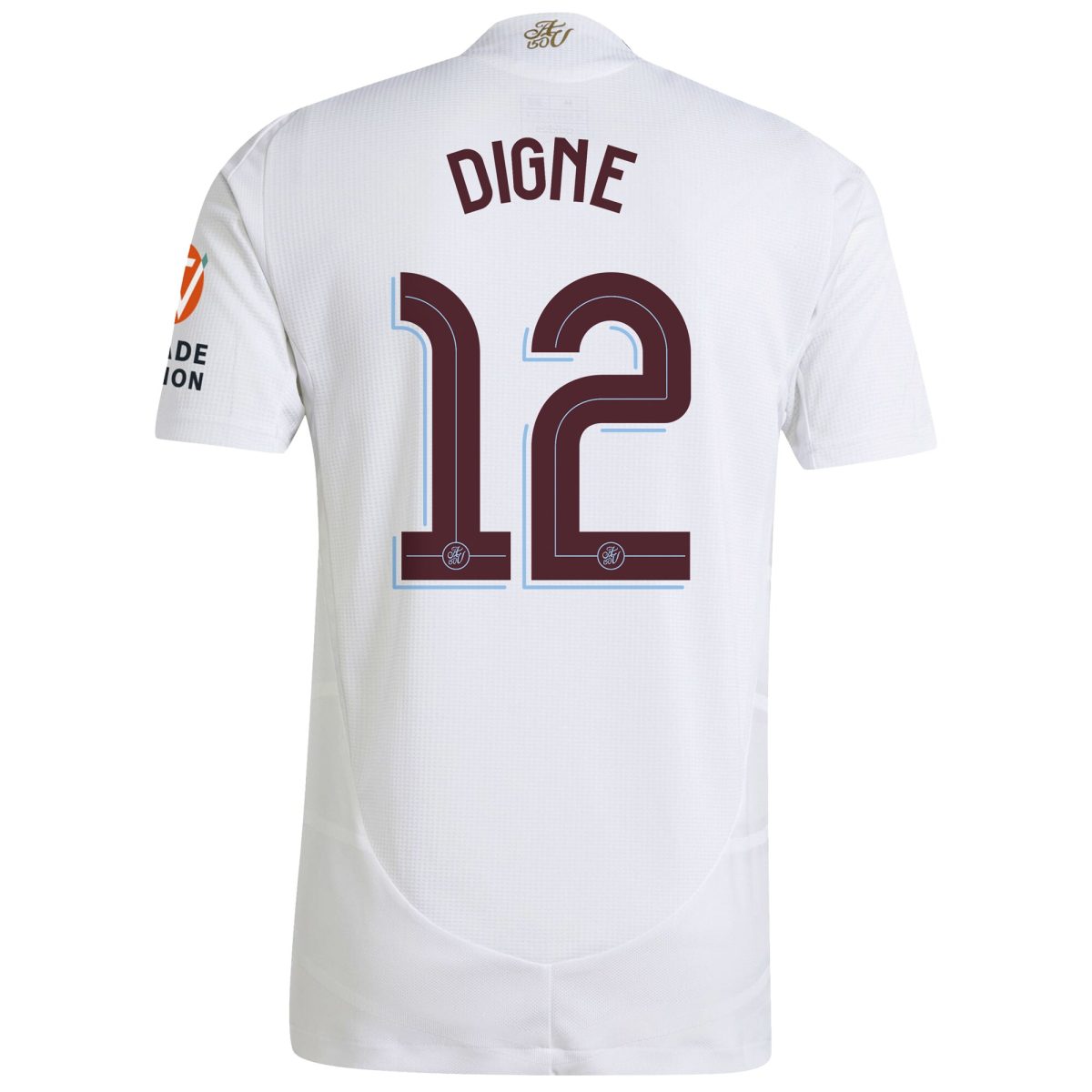 AVFC aston villa adidas away authentic shirt 2024-25 with digne 12 cup printing Collection | Official Aston Villa Kits and Apparel
