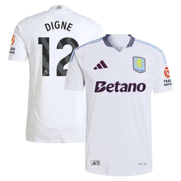 AVFC aston villa adidas away authentic shirt 2024-25 with digne 12 printing Collection | Official Aston Villa Kits and Apparel