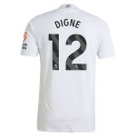 AVFC aston villa adidas away authentic shirt 2024-25 with digne 12 printing Collection | Official Aston Villa Kits and Apparel