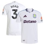 AVFC aston villa adidas away authentic shirt 2024-25 with disasi 3 printing Collection | Official Aston Villa Kits and Apparel