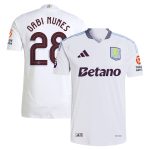AVFC aston villa adidas away authentic shirt 2024-25 with gabi nunes 28 cup printing Collection | Official Aston Villa Kits and Apparel