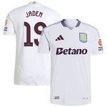 AVFC aston villa adidas away authentic shirt 2024-25 with jaden 19 cup printing Collection | Official Aston Villa Kits and Apparel