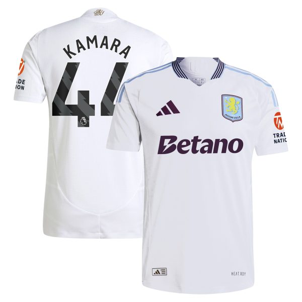 AVFC aston villa adidas away authentic shirt 2024-25 with kamara 44 printing Collection | Official Aston Villa Kits and Apparel