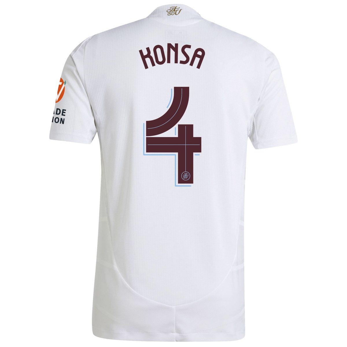 AVFC aston villa adidas away authentic shirt 2024-25 with konsa 4 cup printing Collection | Official Aston Villa Kits and Apparel