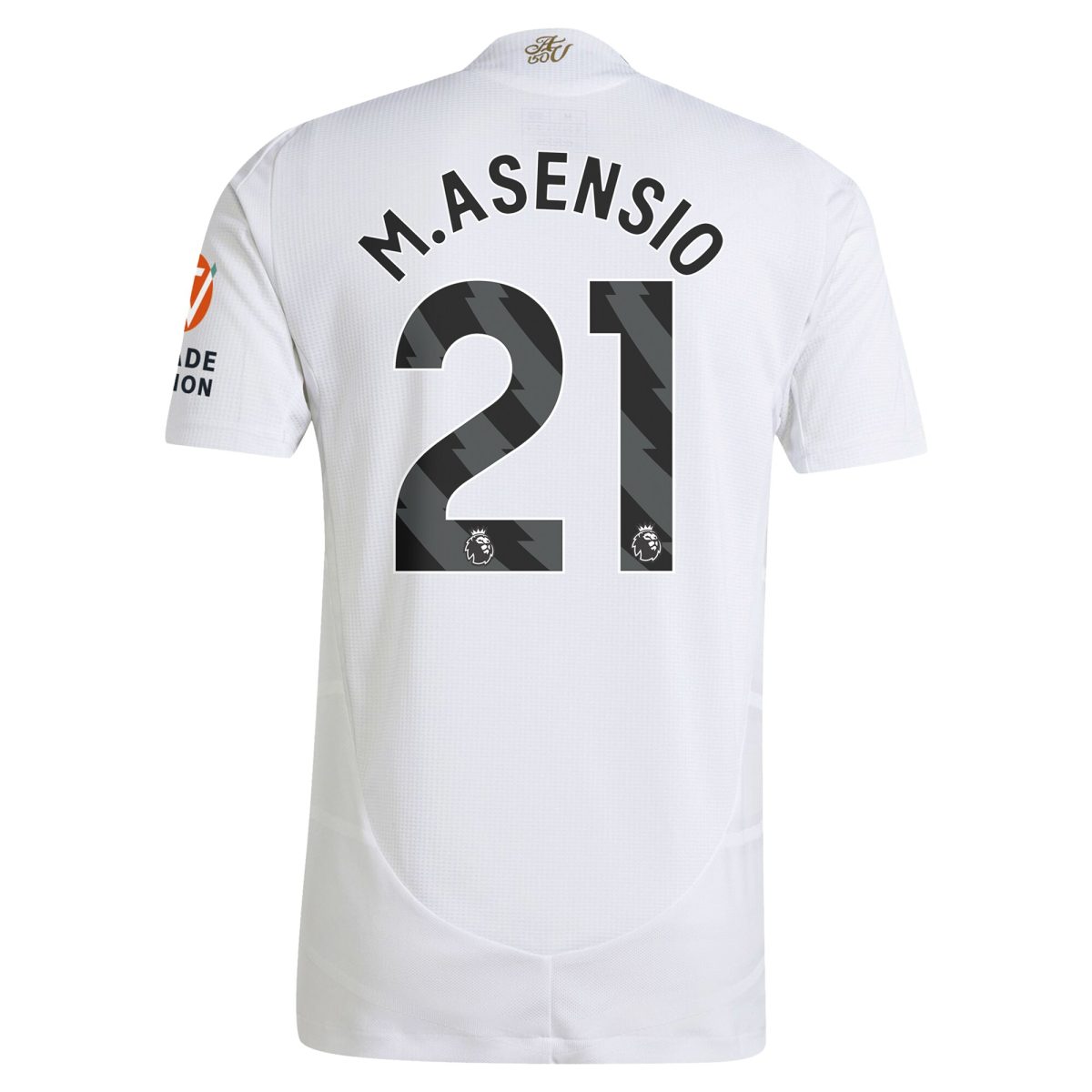 AVFC aston villa adidas away authentic shirt 2024-25 with m.asensio 21 printing Collection | Official Aston Villa Kits and Apparel