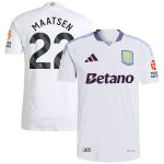 AVFC aston villa adidas away authentic shirt 2024-25 with maatsen 22 printing Collection | Official Aston Villa Kits and Apparel