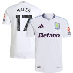 AVFC aston villa adidas away authentic shirt 2024-25 with malen 17 printing Collection | Official Aston Villa Kits and Apparel
