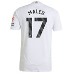 AVFC aston villa adidas away authentic shirt 2024-25 with malen 17 printing Collection | Official Aston Villa Kits and Apparel