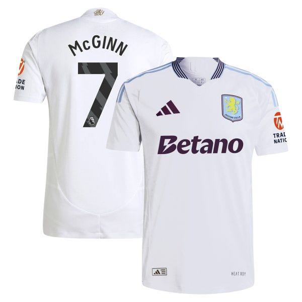 AVFC aston villa adidas away authentic shirt 2024-25 with mcginn 7 printing Collection | Official Aston Villa Kits and Apparel