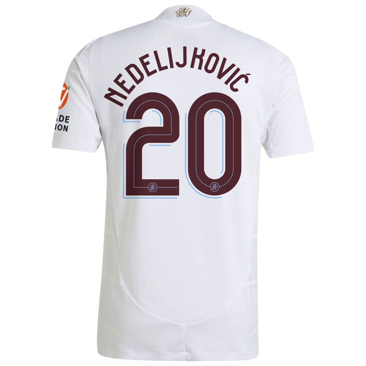 AVFC aston villa adidas away authentic shirt 2024-25 with nedeljković 20 cup printing Collection | Official Aston Villa Kits and Apparel