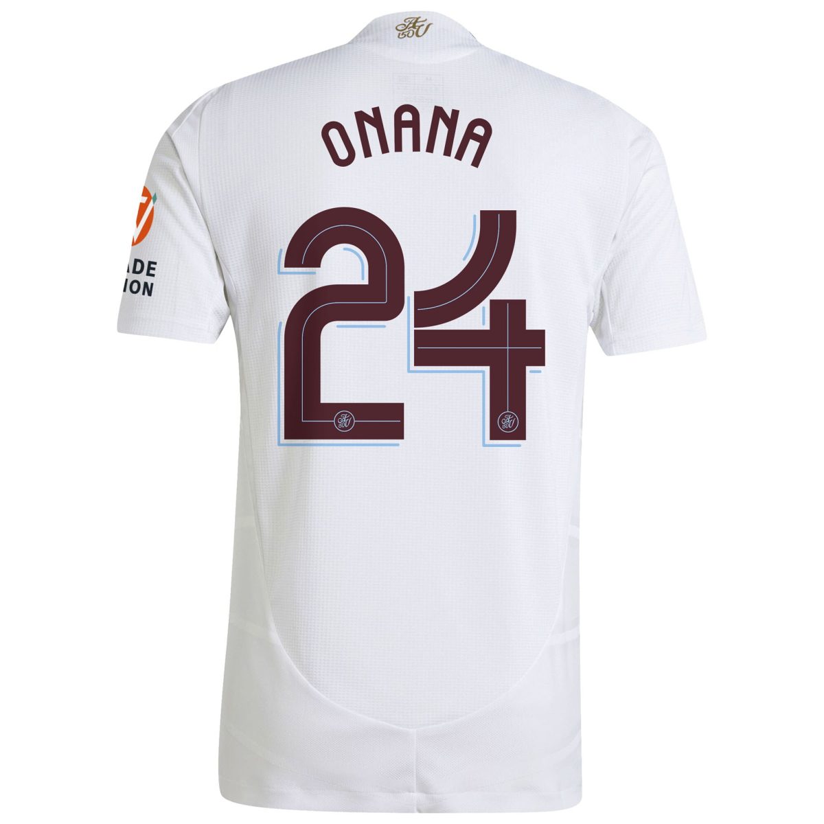 AVFC aston villa adidas away authentic shirt 2024-25 with onana 24 cup printing Collection | Official Aston Villa Kits and Apparel