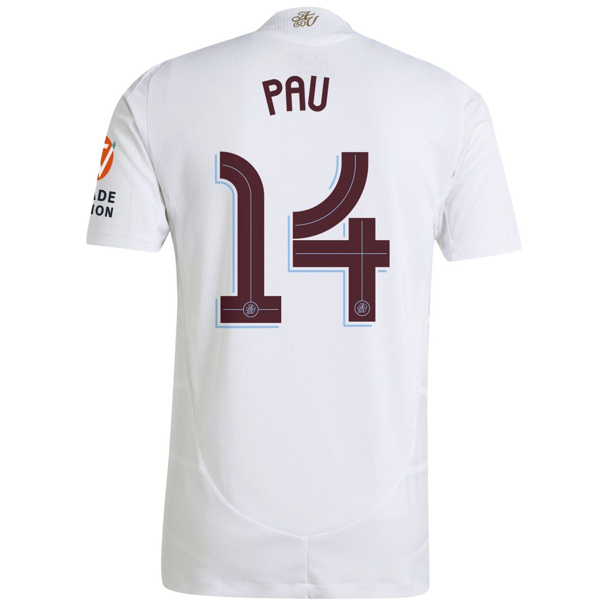 AVFC aston villa adidas away authentic shirt 2024-25 with pau 14 cup printing Collection | Official Aston Villa Kits and Apparel