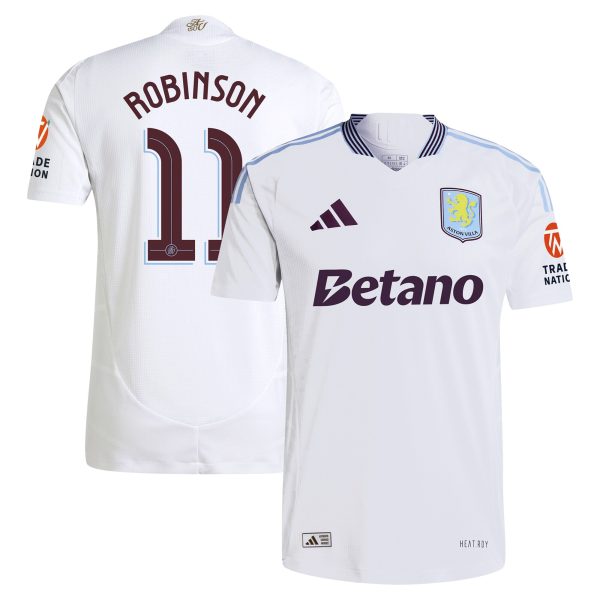 AVFC aston villa adidas away authentic shirt 2024-25 with robinson 11 cup printing Collection | Official Aston Villa Kits and Apparel