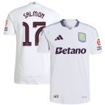 AVFC aston villa adidas away authentic shirt 2024-25 with salmon 17 cup printing Collection | Official Aston Villa Kits and Apparel