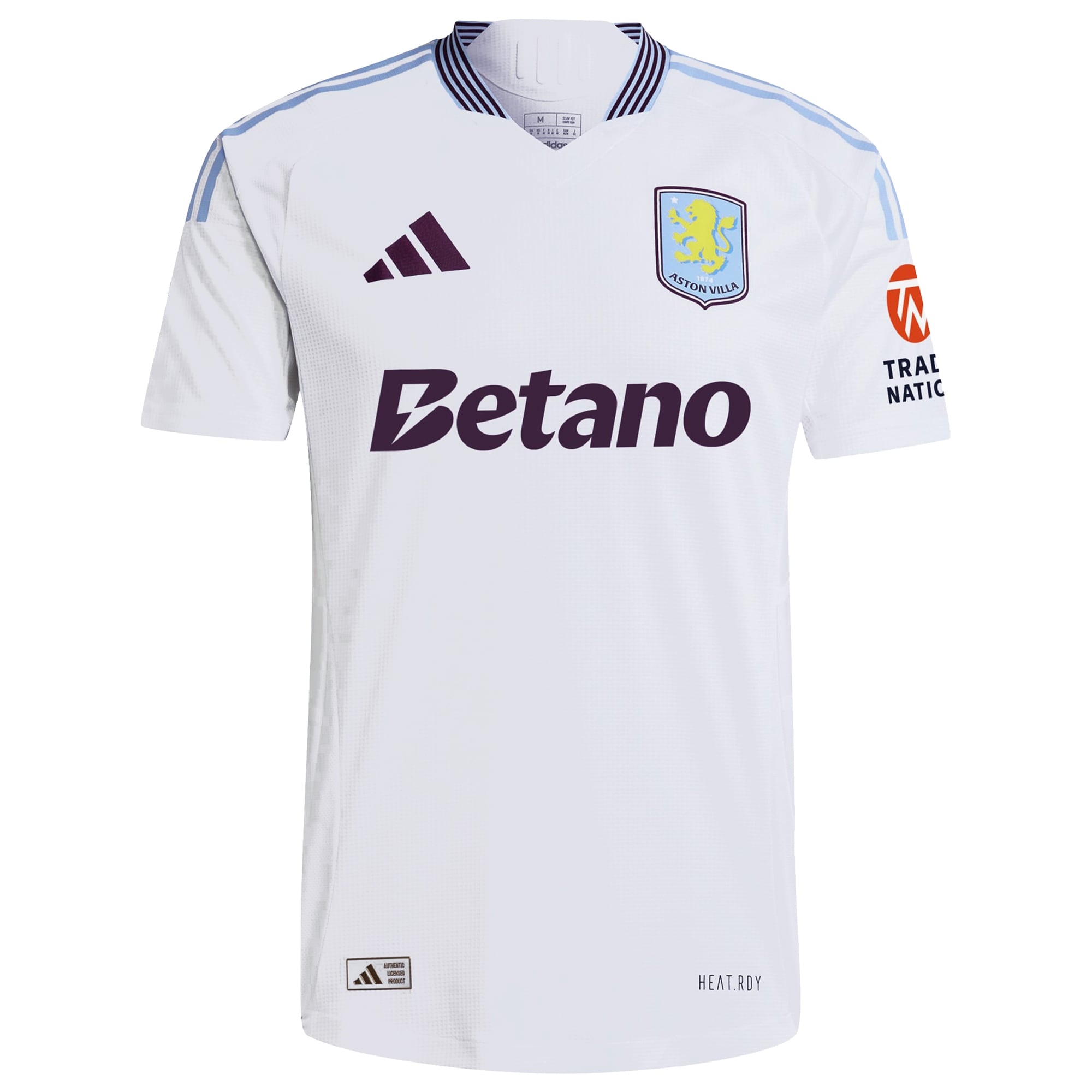 AVFC aston villa adidas away authentic shirt 2024-25 with staniforth 5 cup printing Collection | Official Aston Villa Kits and Apparel