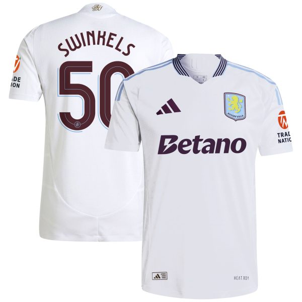 AVFC aston villa adidas away authentic shirt 2024-25 with swinkels 50 cup printing Collection | Official Aston Villa Kits and Apparel