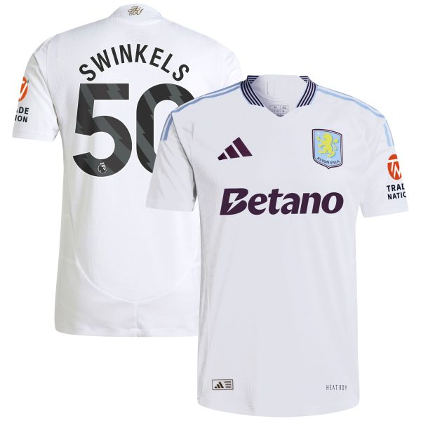 AVFC aston villa adidas away authentic shirt 2024-25 with swinkels 50 printing Collection | Official Aston Villa Kits and Apparel