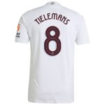 AVFC aston villa adidas away authentic shirt 2024-25 with tielemans 8 cup printing Collection | Official Aston Villa Kits and Apparel