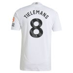 AVFC aston villa adidas away authentic shirt 2024-25 with tielemans 8 printing Collection | Official Aston Villa Kits and Apparel