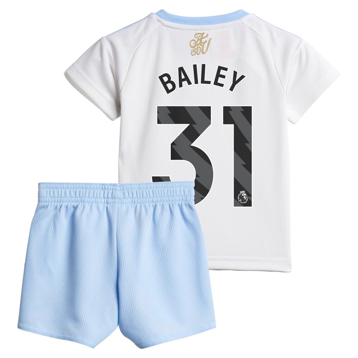 AVFC aston villa adidas away baby kit 2024-25 with bailey 31 printing Collection | Official Aston Villa Kits and Apparel