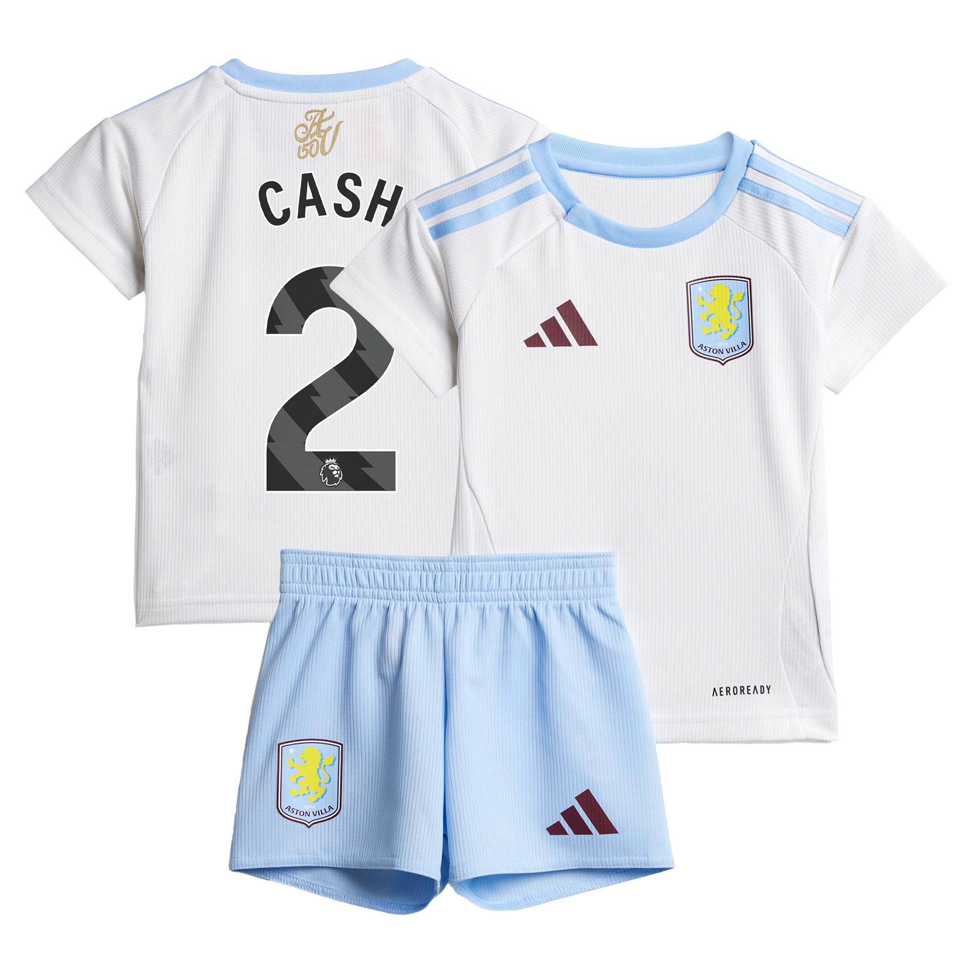 AVFC aston villa adidas away baby kit 2024-25 with cash 2 printing Collection | Official Aston Villa Kits and Apparel