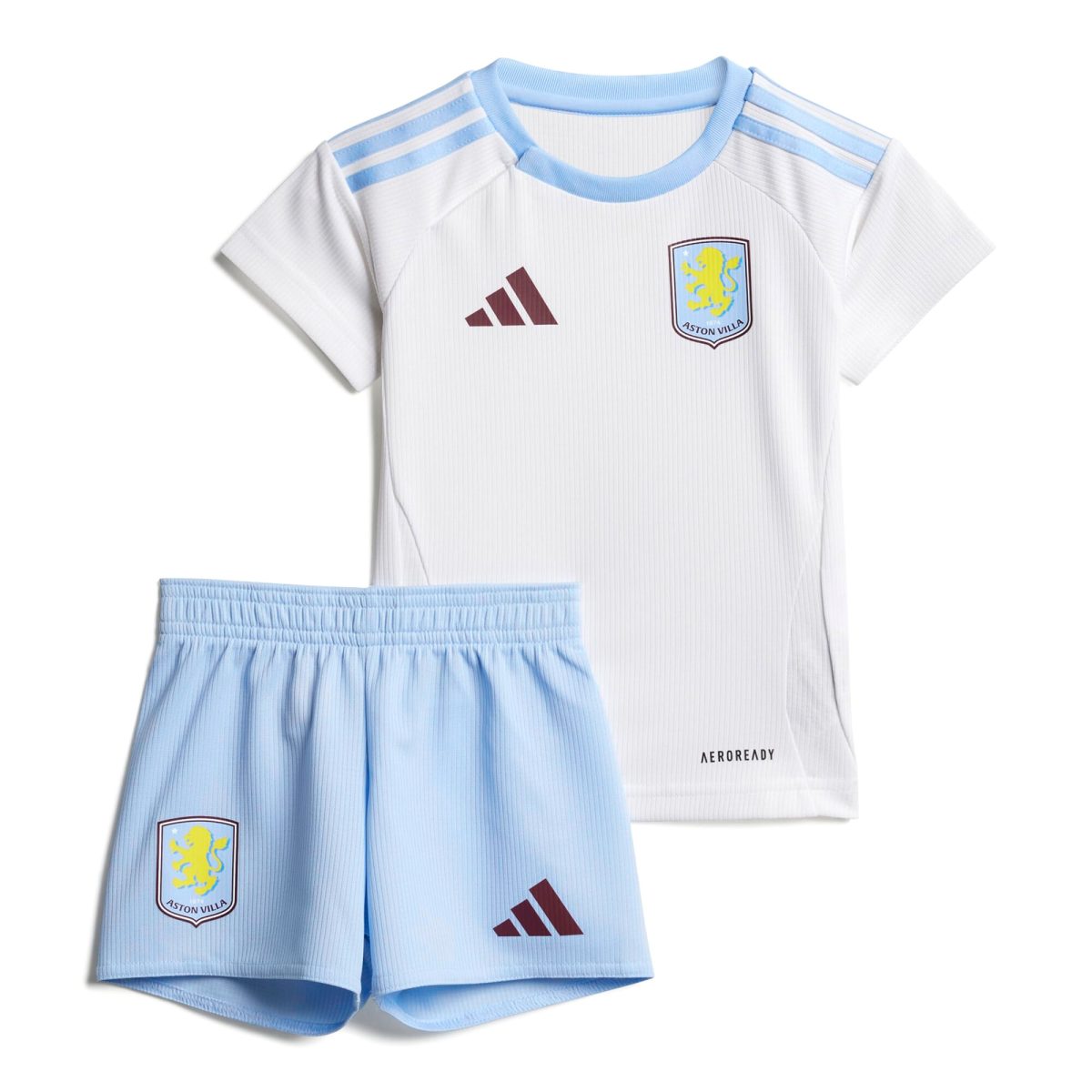 AVFC aston villa adidas away baby kit 2024-25 with custom printing Collection | Official Aston Villa Kits and Apparel