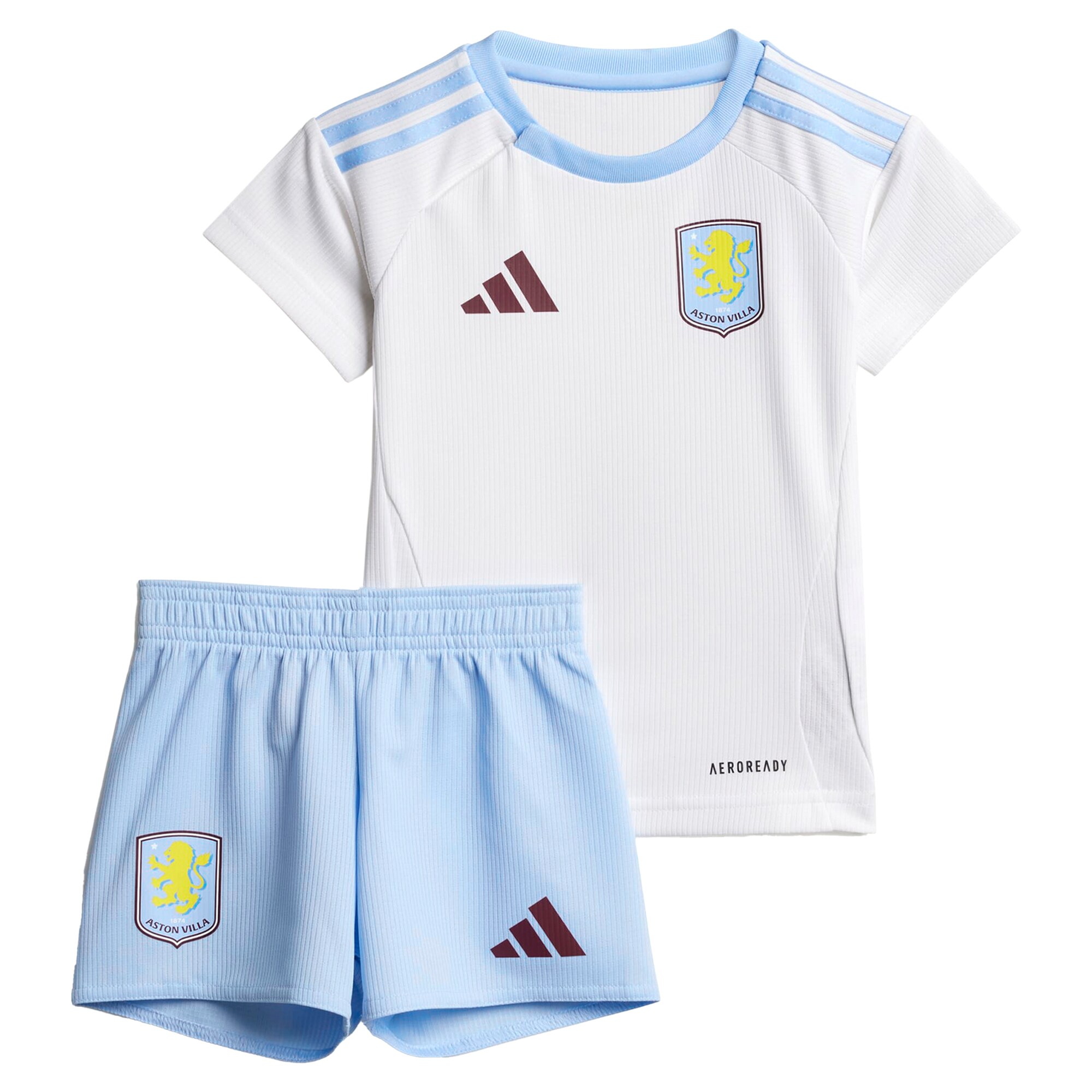 AVFC aston villa adidas away baby kit 2024-25 with diego carlos 3 printing Collection | Official Aston Villa Kits and Apparel