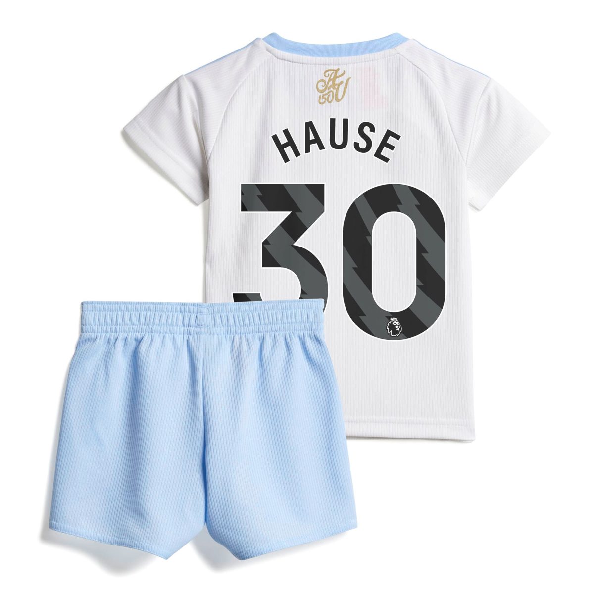 AVFC aston villa adidas away baby kit 2024-25 with hause 30 printing Collection | Official Aston Villa Kits and Apparel