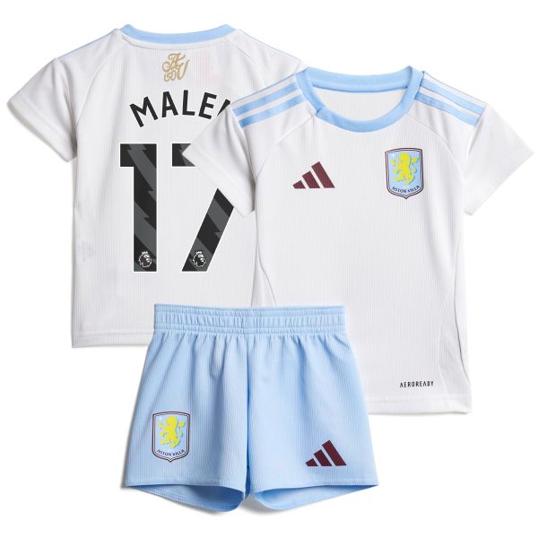 AVFC aston villa adidas away baby kit 2024-25 with malen 17 printing Collection | Official Aston Villa Kits and Apparel