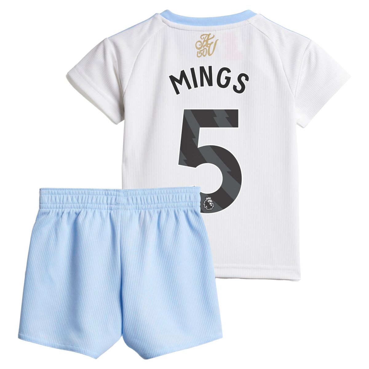AVFC aston villa adidas away baby kit 2024-25 with mings 5 printing Collection | Official Aston Villa Kits and Apparel