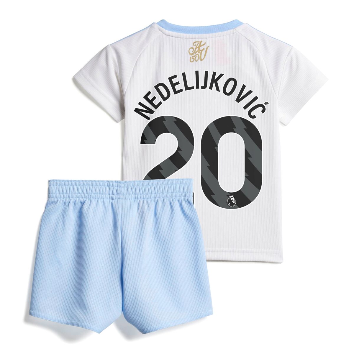 AVFC aston villa adidas away baby kit 2024-25 with nedeljković 20 printing Collection | Official Aston Villa Kits and Apparel