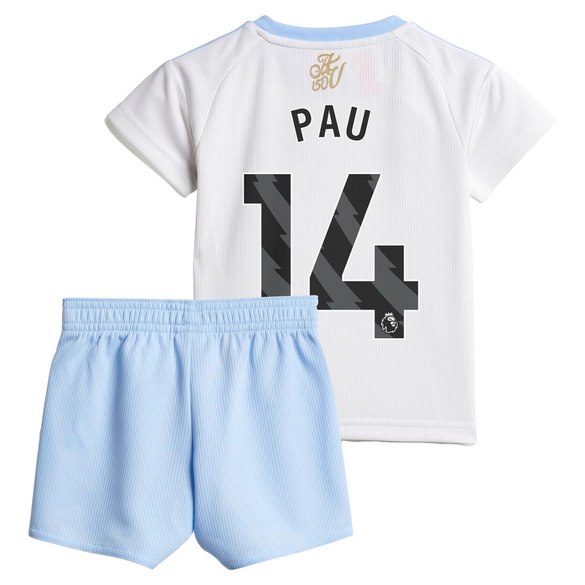 AVFC aston villa adidas away baby kit 2024-25 with pau 14 printing Collection | Official Aston Villa Kits and Apparel