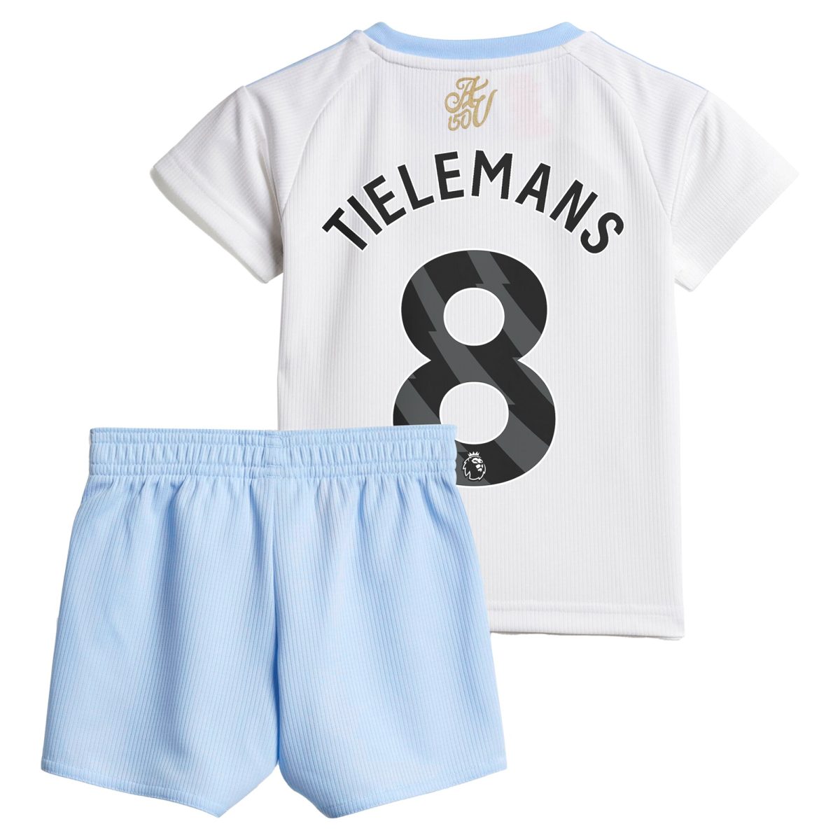 AVFC aston villa adidas away baby kit 2024-25 with tielemans 8 printing Collection | Official Aston Villa Kits and Apparel