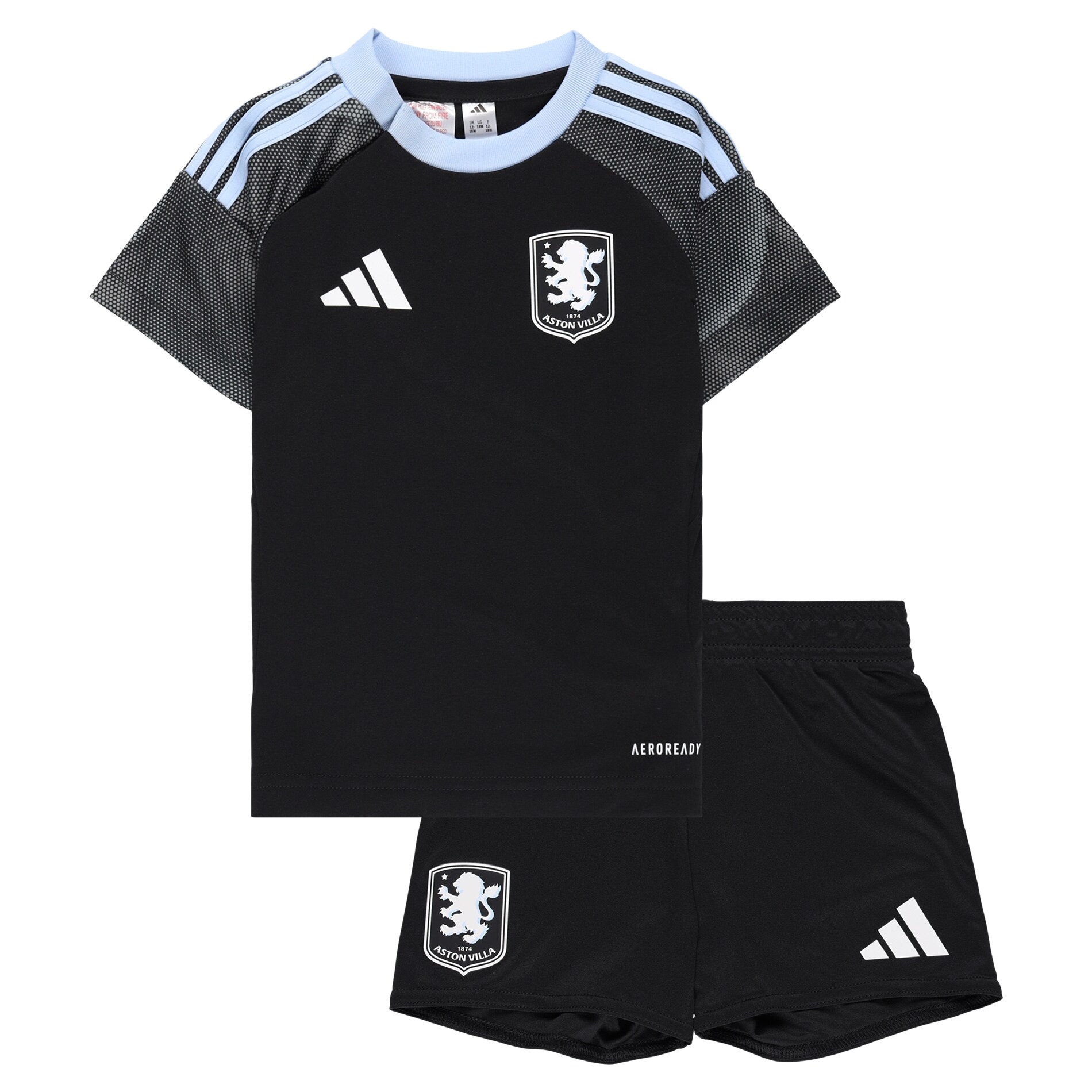 AVFC aston villa adidas away baby kit 2025-26 with custom printing Collection | Official Aston Villa Kits and Apparel