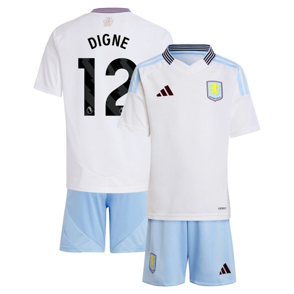 AVFC aston villa adidas away mini kit 2024-25 with digne 12 printing Collection | Official Aston Villa Kits and Apparel