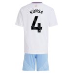 AVFC aston villa adidas away mini kit 2024-25 with konsa 4 printing Collection | Official Aston Villa Kits and Apparel