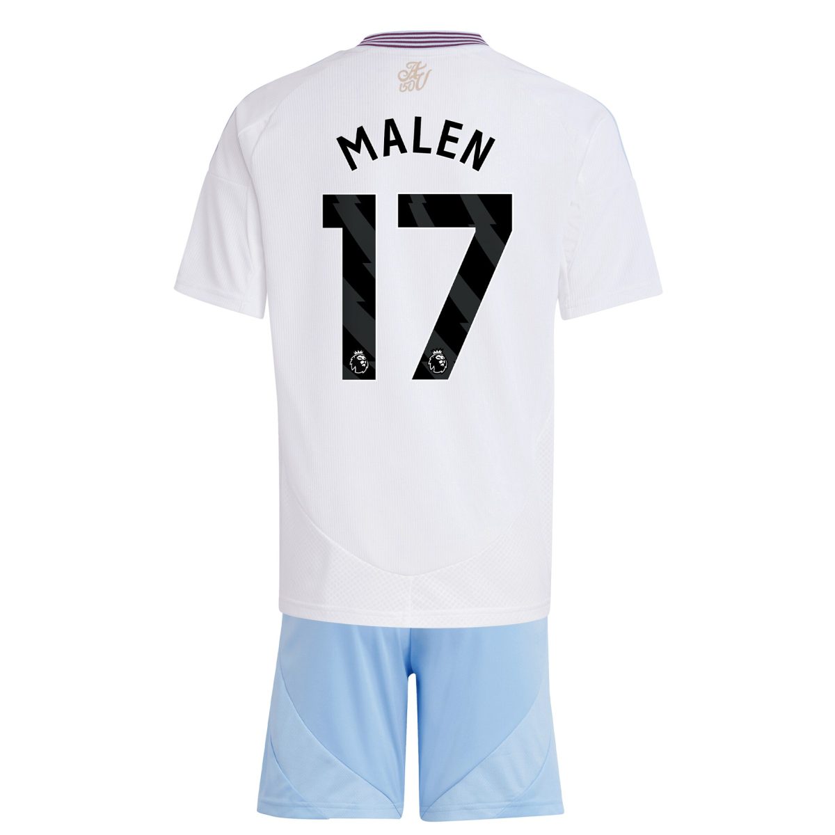 AVFC aston villa adidas away mini kit 2024-25 with malen 17 printing Collection | Official Aston Villa Kits and Apparel