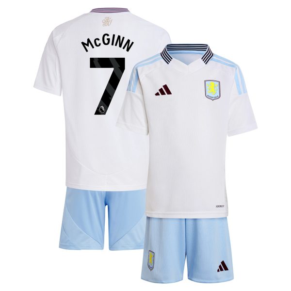 AVFC aston villa adidas away mini kit 2024-25 with mcginn 7 printing Collection | Official Aston Villa Kits and Apparel