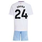 AVFC aston villa adidas away mini kit 2024-25 with onana 24 printing Collection | Official Aston Villa Kits and Apparel