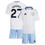 AVFC aston villa adidas away mini kit 2024-25 with rogers 27 printing Collection | Official Aston Villa Kits and Apparel