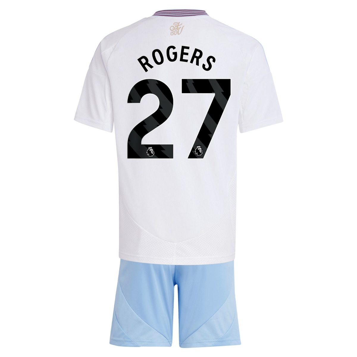 AVFC aston villa adidas away mini kit 2024-25 with rogers 27 printing Collection | Official Aston Villa Kits and Apparel