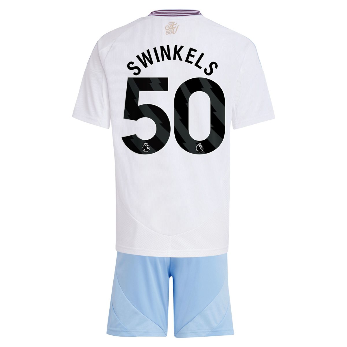 AVFC aston villa adidas away mini kit 2024-25 with swinkels 50 printing Collection | Official Aston Villa Kits and Apparel